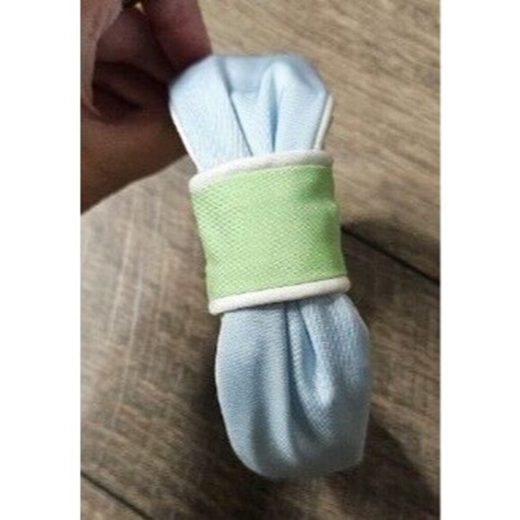 Lilly Pulitzer Low Knot Headband Bluette Jade Lime main image 8